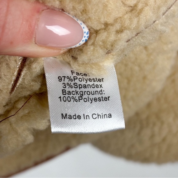 NWT Tuckernuck Stella Shearling Sherpa Lined Jacket Sz XXL - Picture 13 of 15